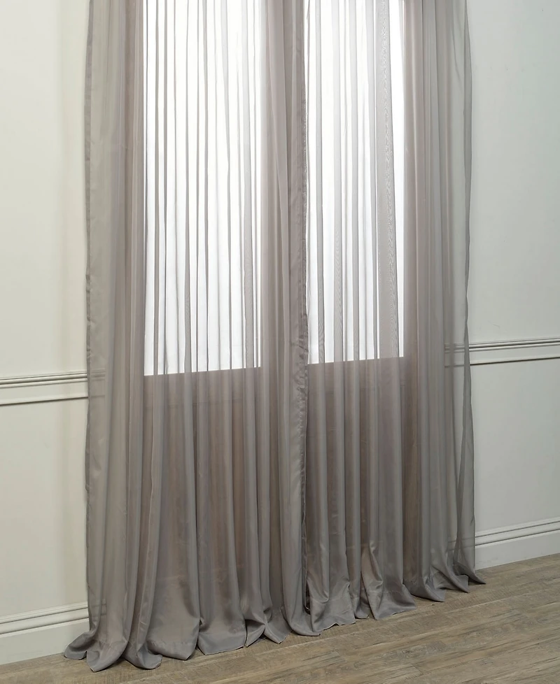 Half Price Drapes Extra Wide Sheer Curtain