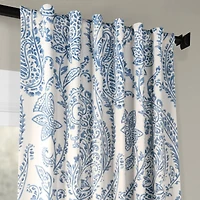 Half Price Drapes Tea Time Floral Room Darkening Curtain