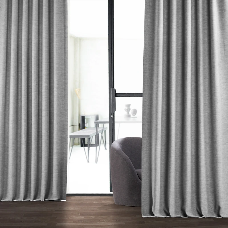 Half Price Drapes Textured Bellino Room Darkening Curtain