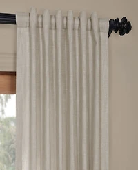 Half Price Drapes Heavy Faux Linen Curtain