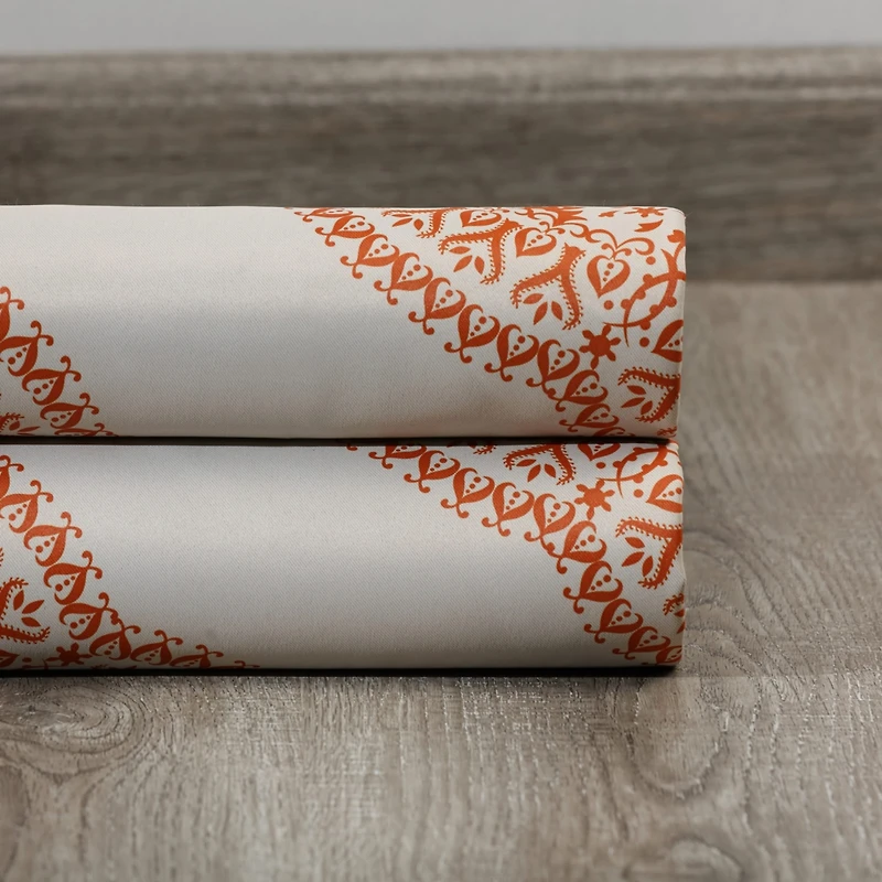 Half Price Drapes Henna Emblem Room Darkening Curtain
