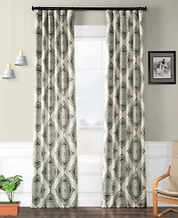 Half Price Drapes Henna Emblem Room Darkening Curtain