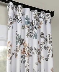 Half Price Drapes Antique Floral Room Darkening Curtain