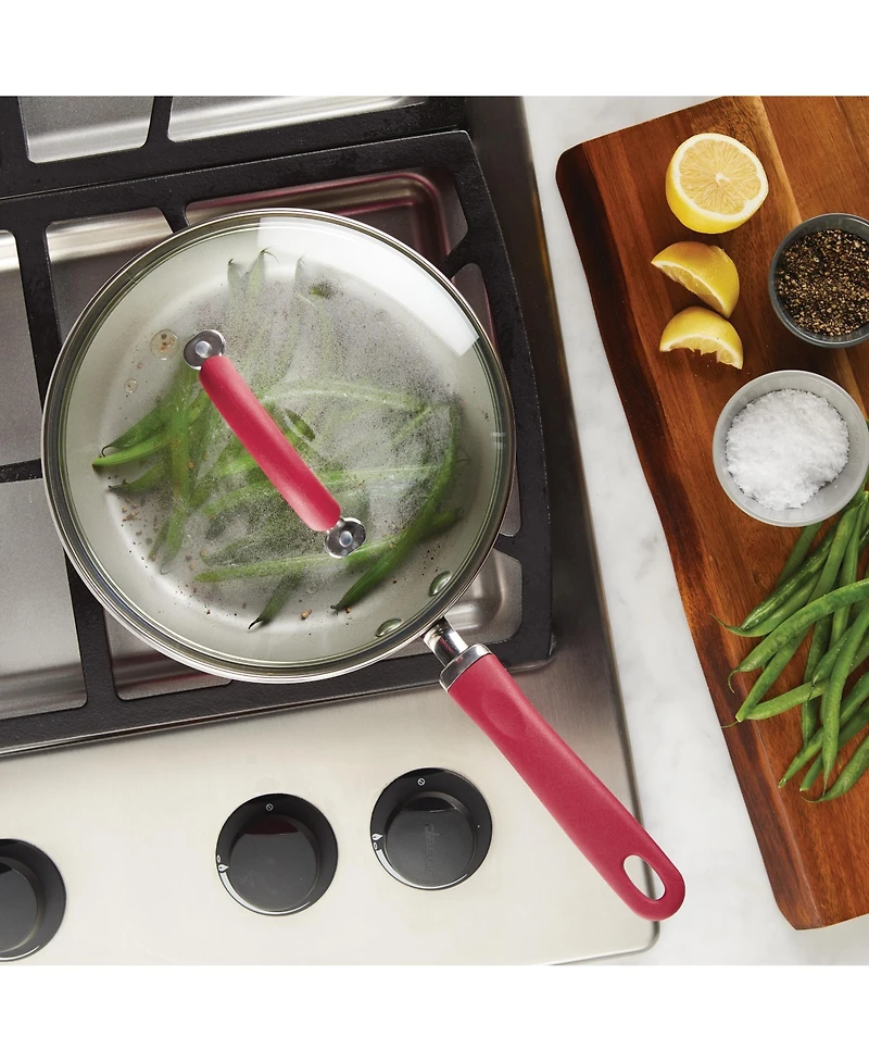 Rachael Ray Create Delicious Aluminum Nonstick Covered 9.5" Deep Skillet