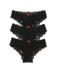 Skarlett Blue Women's Goddess Stretch Lace Chikini 3-Pack