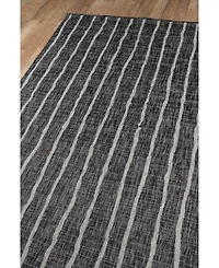 Novogratz Villa Vi-03 Charcoal 2'7" x 7'6" Runner Outdoor Area Rug