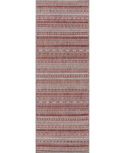Novogratz Villa Vi-04 Copper 2'7" x 7'6" Runner Outdoor Area Rug