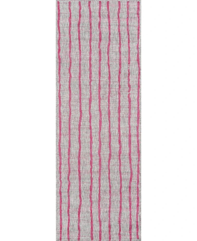 Novogratz Villa Vi-03 Fuschia 7'10" x 10'10" Outdoor Area Rug