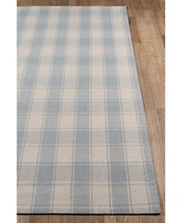 Erin Gates Marlborough Mlb-1 Charles Light Blue 2'3" x 8' Runner Area Rug