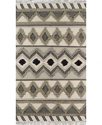 Novogratz Indio Ind-4 Sage 2'3" x 7'10" Runner Area Rug