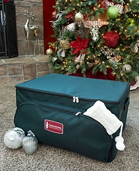 TreeKeeper Christmas Ornament Storage Box with Adjustable Dividers