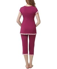 Kimi & Kai Cindy Maternity Nursing Pajama Set