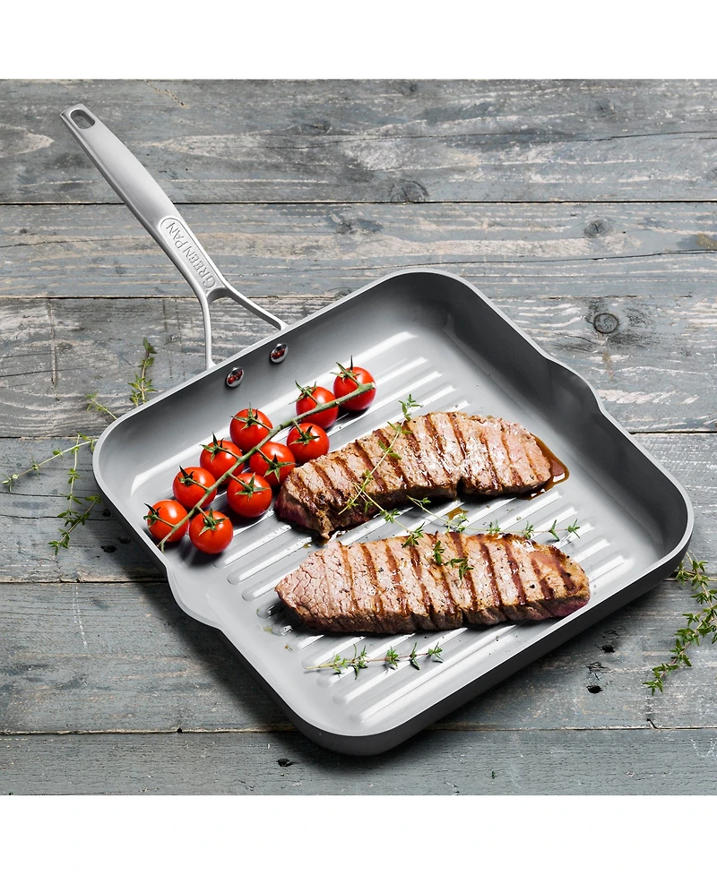 GreenPan Paris Pro 11" Ceramic Non-Stick Square Grill Pan