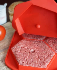 Shape+Store Burger Master Max 4 In 1 Burger Press And Freezer Container