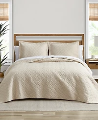Tommy Bahama Home Solid Reversible -Piece Quilt Set