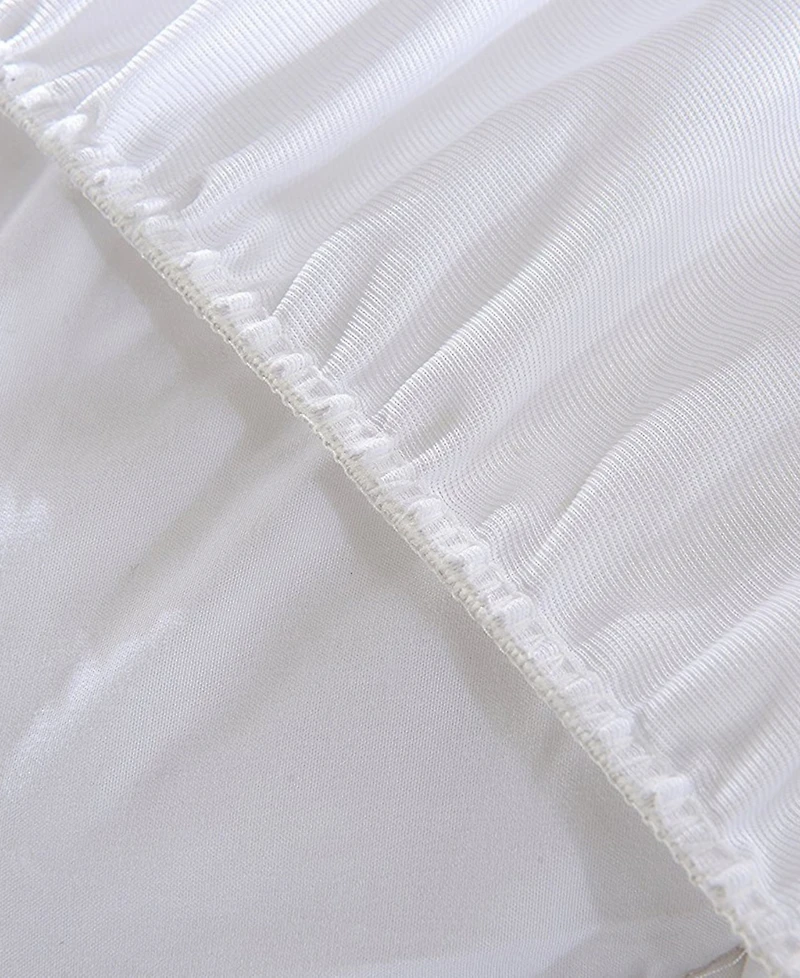 Cheer Collection Rayon from Bamboo Fitted Down Alternative Mattress Pad