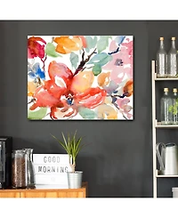 Courtside Market Watercolor Flowers 16" x 20" Gallery-Wrapped Canvas Wall Art