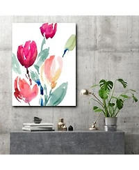 Courtside Market Tulip Study I Gallery Wrapped Canvas Wall Art Collection
