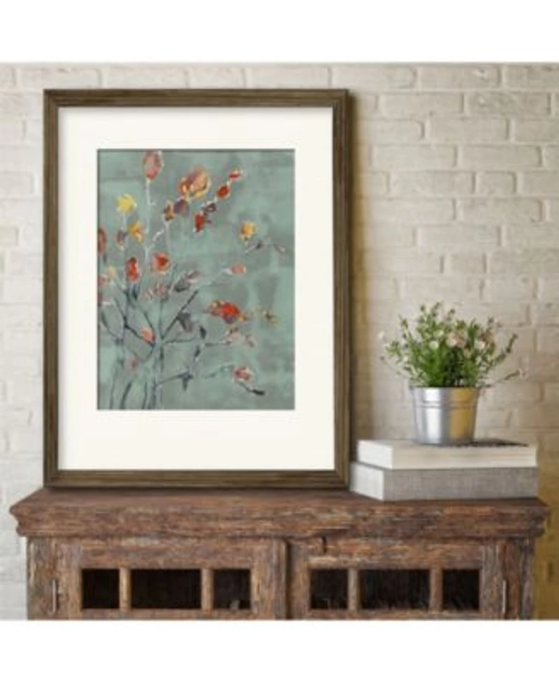 Courtside Market Wildflower Watercolors Ii Framed Matted Art Collection