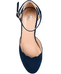 Journee Collection Women's Edna Ankle Strap Heels