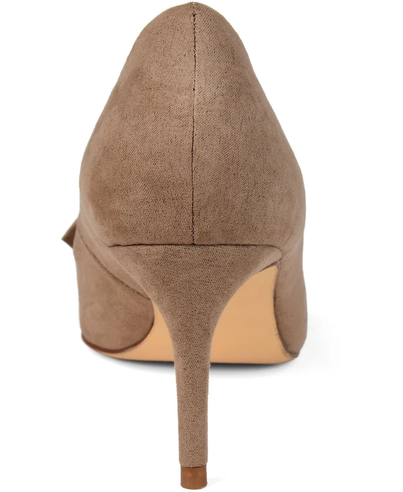 Journee Collection Women's Marek Ruffle Detail Dress Pumps