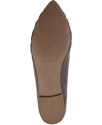 Journee Collection Women's Mindee Pointed Toe Flats