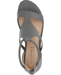 Journee Collection Women's Trayle Wedge Sandals