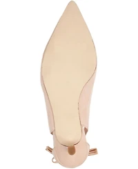 Journee Collection Women's Bindi Tie Detail Kitten Heel Pumps