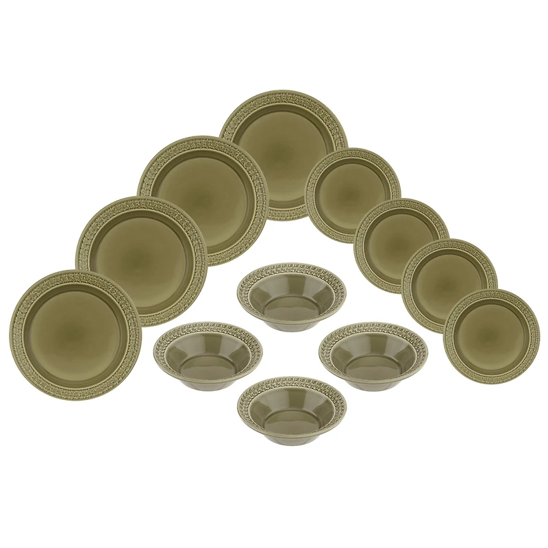 Portmeirion Botanic Garden Harmony 12 Pc. Dinnerware Set, Service for 4