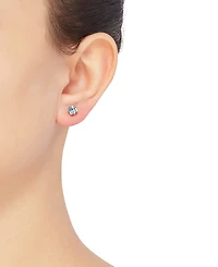 Lab-Grown Emerald Stud Earrings (1 ct. t.w.) 14k Gold