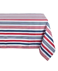 Patriotic Stripe Outdoor Tablecloth 60" x 120"