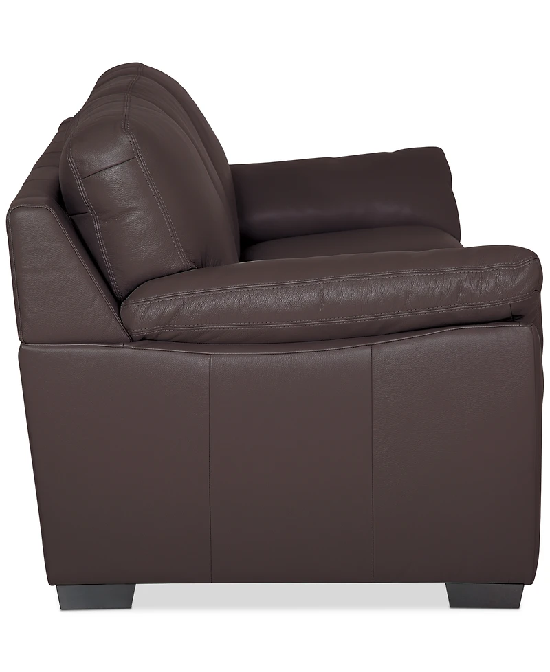 Lothan 87" Leather Sofa, Created for Macy's