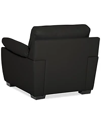 Lothan 41" Leather Chair, Created for Macy's
