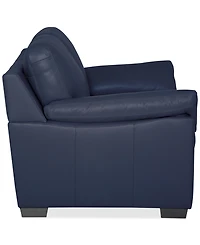 Lothan 64" Leather Loveseat, Created for Macy's