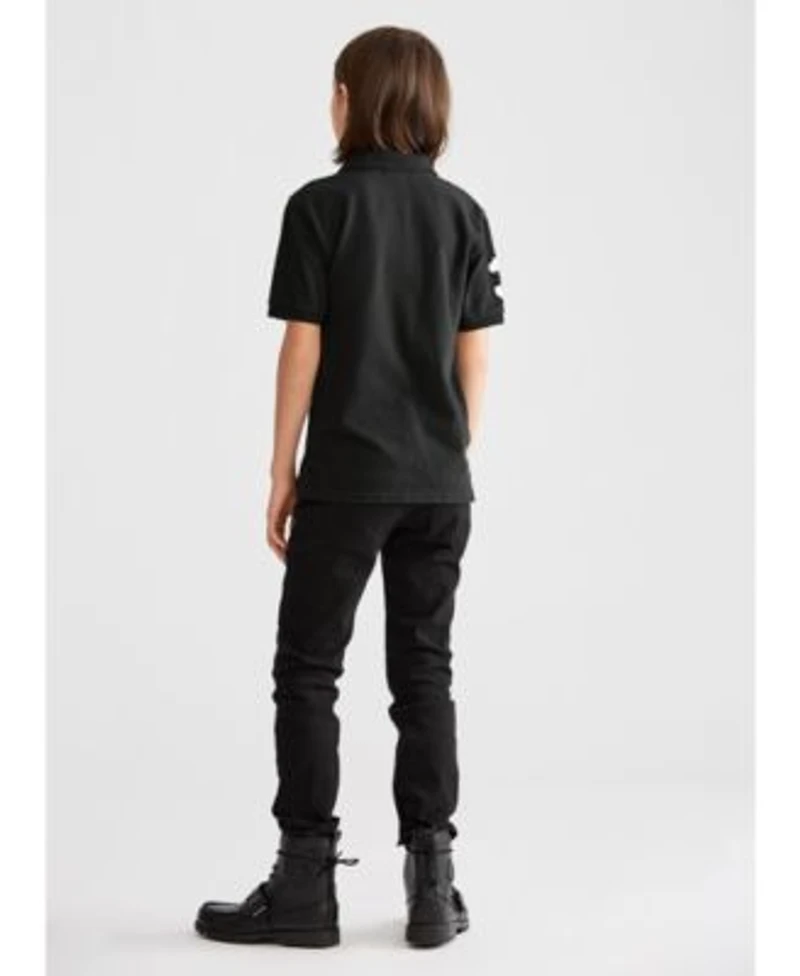 Polo Ralph Lauren Big Boys Mesh Polo Straight Fit Jeans