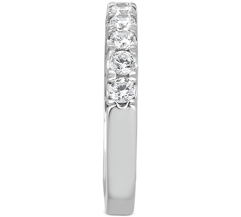 Pave Diamond Band Ring (1 ct. t.w.) 14k Gold, Rose Gold or White