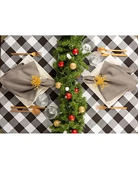 Design Imports Buffalo Check Table Topper 40" x