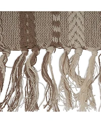 Design Imports Braided Stripe Table Runner 15" x 72"