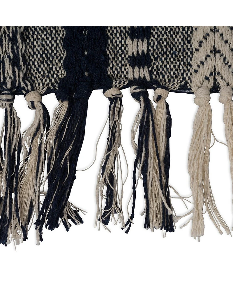 Design Imports Braided Stripe Table Runner 15" x 108"