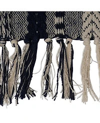 Design Imports Braided Stripe Table Runner 15" x 108"