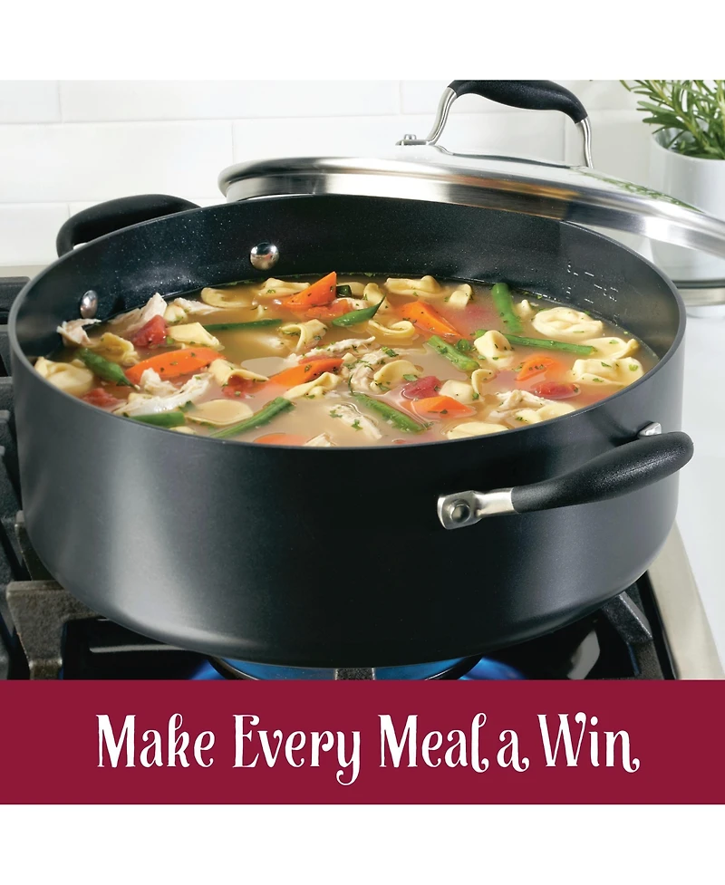 Anolon Advanced Home Hard-Anodized 7.5-Qt. Nonstick Wide Stockpot