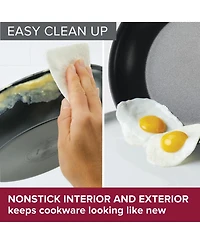 Anolon Advanced Home Hard-Anodized Nonstick Straining Saucepan, 2-Quart