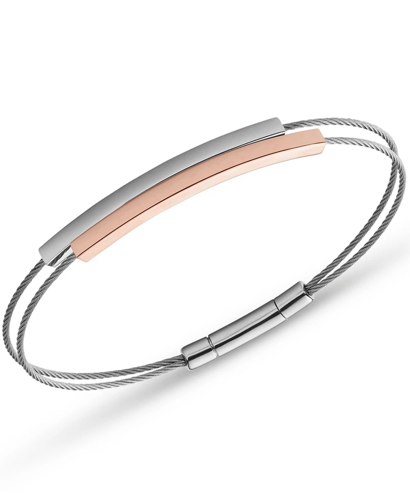Skagen Women's Kariana Rose Gold Stainless Steel Multi-Strap Bracelet