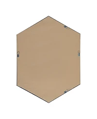 Kate and Laurel Rhodes Framed Hexagon Wall Mirror - 22" x 31"