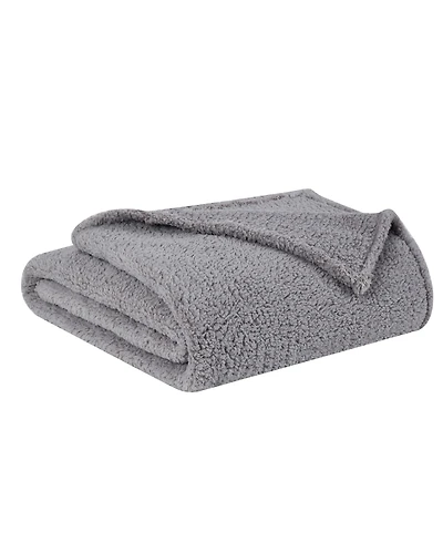 Brooklyn Loom Marshmallow Sherpa Blanket
