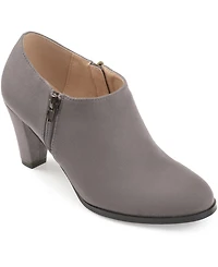 Journee Collection Women's Sanzi Round Toe Heeled Shooties