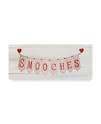 Kathleen Parr Mckenna Rustic Valentine Banner Iii Canvas Art - 20" x 25"