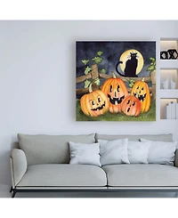 Kathleen Parr McKenna Haunting Halloween Night I No Border Canvas Art - 36.5" x 48"