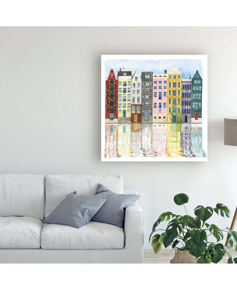 Grace Popp Neighborhood Ii Canvas Art - 19.5" x 26"