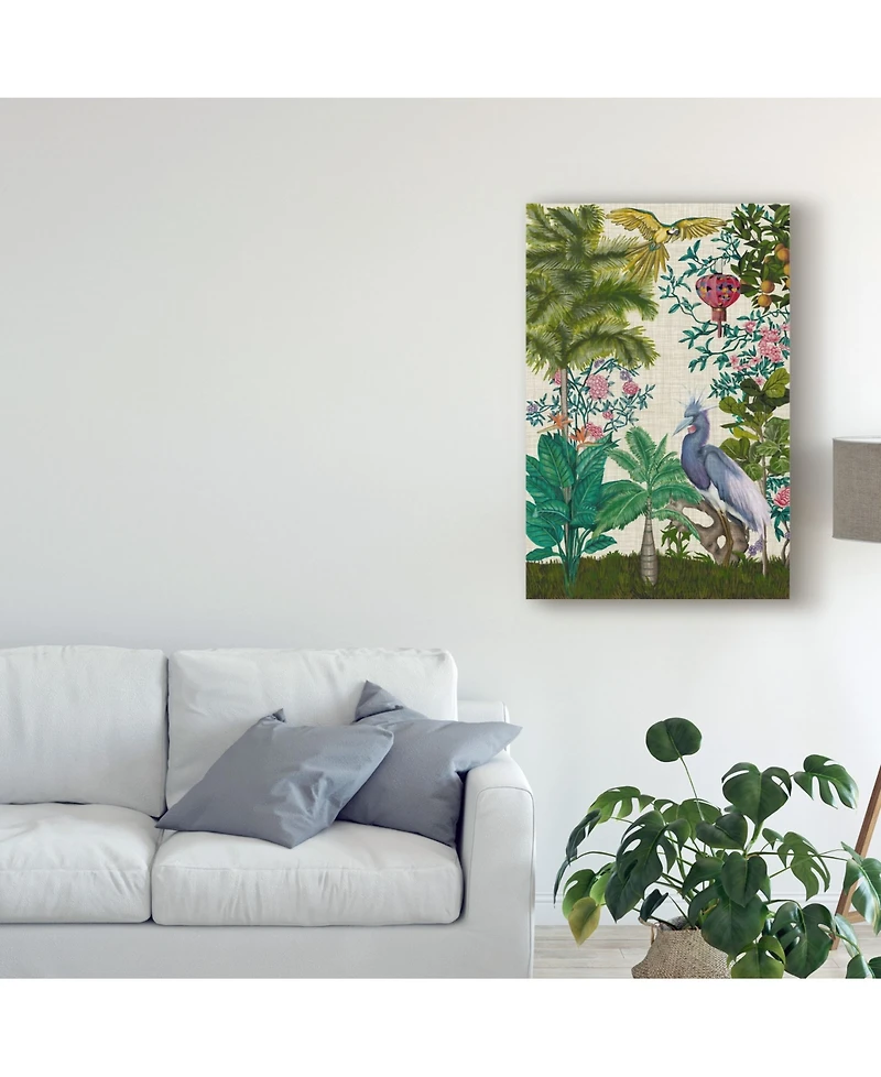 Naomi Mccavitt Paradis Chinoiserie I Canvas Art - 20" x 25"